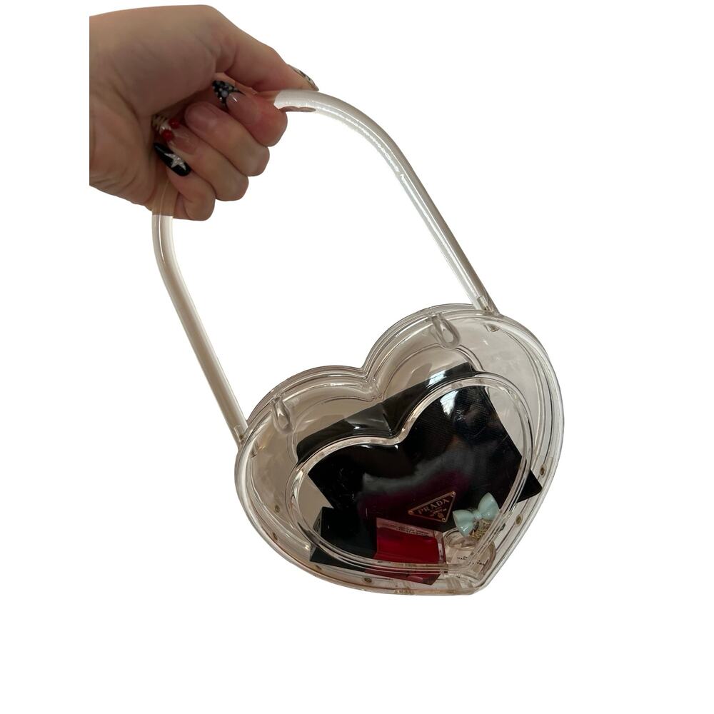 Clear Heart‑Shaped Handbag - Picture 3 of 4